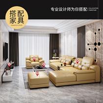 Sofa Nordic simple modern light luxury small apartment three people corner L-shaped luxury economy living room sofa