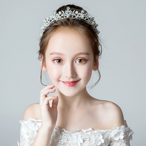 Girls Festival Performance floral headdress Accessories Children Flower Hair Hoop Crown Girl Flower Girl Wedding Hair Hoop Headband