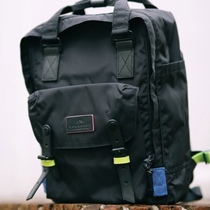 Retro style Doughnut Macaroon Dule Doughnut backpack outdoor men and women large capacity school bag