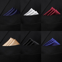 FOREVER NOW mens suit pocket towel solid color wedding business suit small square scarf chest towel accessories