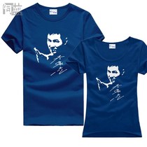 2021 Kung fu star Jet Li avatar female and male semi-short-sleeved T-shirt couple martial arts fighting group