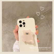 Bright cartoon bear bracket glory 30 mobile phone case x10 liquid silicone v40 anti-fall glory 20 protective cover glory 9x8x all-inclusive lens v30v20 Net red 30pro women