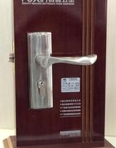 Puxin door lock Door lock handle lock European simple door handle lock engineering lock LA-7801 steel wire drawing