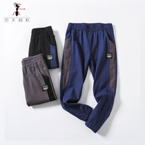 20 Years Spring Summer New Pint Boy Cotton Linen Collection Foot Long Pants Large Children Bouquet Foot Anti-mosquito Pants Children Casual Pants 5100