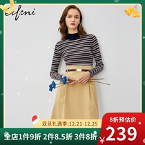 Shopping mall with Evelly Dress 2021 Spring New Splice Fake Two Medium Long 1AB190411