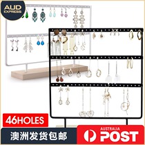 Black white earrings containing small and delicate earpiece jewellery home large-capacity earrings (shipped in Australia)