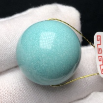 Boutique High Porcelain Green Pine Stone Round Pearl 20 5mm Scattered Beads Single Beads