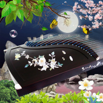 Hongyi musical instrument childrens adult professional performance grade Guzheng Zitan butterfly love flower sound quality is good
