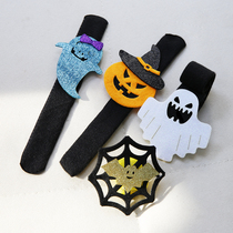 Halloween spider decoration small gift toy clap ring bracelet pumpkin Ghost dress props