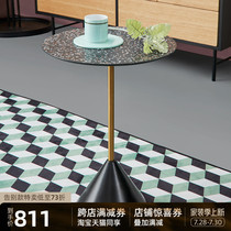 small tea table sofa edge a few corners a few living room modern minimalist mini iron art bedroom bedside Nordic small table round table