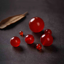 Natural red agate scattered beads diy hand-woven beaded bracelet bracelet crystal jewelry accessories material single