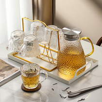 Made teacup glass handle water Cup teacup Juice Cup mens beer mug female Milk Cup household drinking set