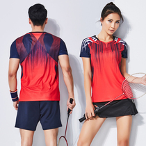 Peggy cool 2022 new badminton clothing womens suits mens and womens sportswear tops breathable competition uniforms group purchase