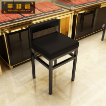 Jewelry store chair backrest Bar chair Eyeglass store special stool Gold store front desk cashier high-legged counter bar chair