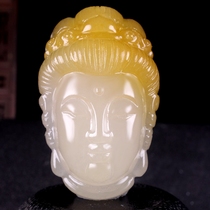 High-end collection coincidentally Yunnan dragon mausoleum Huanglongyu < Buddha edge > pendant hz00921