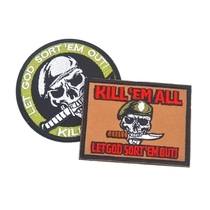 kill Velcro Embroidery Armband Embroidery Embroidery Badge Backpack Seal