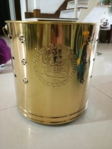 Iron basin via bucket for the Buddha size fire basin burnt paper money barrel burn incense gold paper burning gold barrel stainless steel burning gold barrel burnt paper