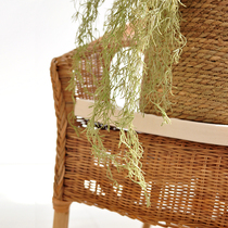 2 branches simulation hanging plant air pineapple old man shall be emulated with green planting hanging basket flower F630