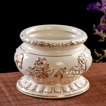 Yuantong Buddhist supplies Incense burner for Buddhists Ceramic indoor line incense burning incense stove Home worship lotus sandalwood stove
