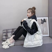 2020 new Korean version of autumn and winter wear Joker padded padded vest women small fragrant wind outside with cotton vest waistcoat