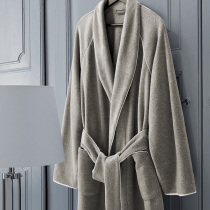 Careseen light luxury series Yingjue nightgown Bathrobes for men and women Yukata slim winter thickened warm home clothes