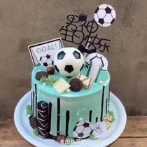 Baking Cake Decoration Football Kid Birthday Birthday Cake Decoration Football Pitch Football Cake Swing c