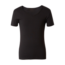 Metersbonwe underwear top T-shirt mens autumn new 1*1 ribbed V-neck short-sleeved T-shirt 264540