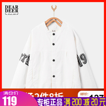 Didi Deer Boys Spring Jacket 2019 New Mens Children Casual Letter Jacket Top Childrens Coat Tide