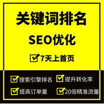 Whole site optimization Keywords Home page baidu website collection SEO optimization New site snapshot ranking Search promotion