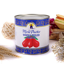 Italy Imported Molly Peeled Whole Tomato 2 55KG* 6 cans Western Meal Pasta Pizza Ingredient Decoration