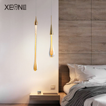 2021 New Pint Bedroom Bedside Rear Modern Light Lavish Crystal Small Chandelia Minimalist Creative Personality Front Desk Bar Chandelia