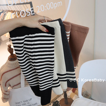 Hand N good wear all-round knitted pants~Korean baby childrens clothing men and women baby autumn warm slim-fit wool pants