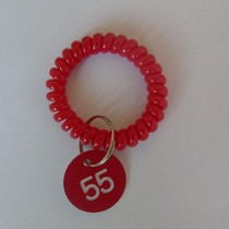 Spring bracelet sauna hand card number plate number card sauna card key card deposit to engage in a live hand card