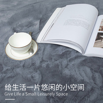 Imitation rabbit fur carpet Bedroom full of cute Nordic ins wind bedside room Living room plush carpet Bay window floor mat