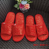 Wedding Wedding Celebration Items On The Wedding Wedding Celebration Red Home Lovers Newlywed Creative New Room Double Wedding Slippers