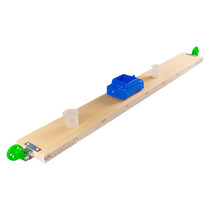The balance condition of the two forces Demonstrator Experimental equipment Long wood plate junior high school physics mechanics teaching instrument with pulleys at both ends