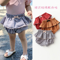 Summer girls wear bust pants baby open shorts baby thin Foreign 1-3 years old 2 bloomers tide