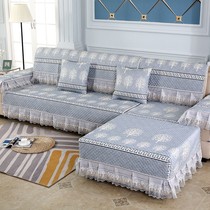 Sofa cushion cover Ogasawara Four Seasons universal European-style anti-slip sofa cushion full-bag fabric all-purpose cover cloth cover