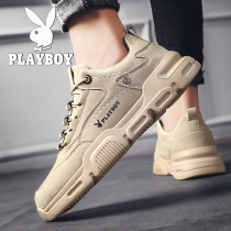 Floral Playboy mens shoes 2022 New casual leather shoes men genuine leather low help breathable tooling Inn Tide Shoes Summer