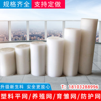 Small hole plastic mesh Breeding net Chicken manure leakage fence fence protective net Beekeeping duck brood plastic flat net