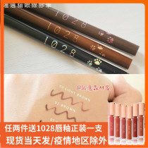 Out clear and dizzy waterproof makeup Taiwan 1028 silk silk silk silk eyeline pen to color rendering