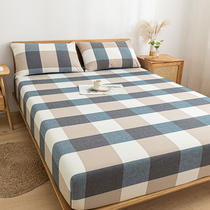 Summer pure cotton fitted sheet one piece cotton 100 bed cover mattress protector cover bed cover bed sheet all-inclusive three-piece set