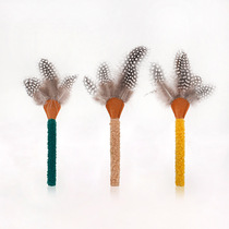 Cat cleaning oral snacks excited to vent feathers self-healing toys supplies kitten wood Tianli molar stick