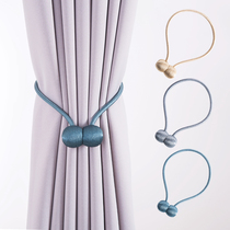 Simple modern curtain magnetic living room wild magnet curtain buckle hook free hole creative curtain rope strap