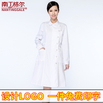 Nightingale nurse uniform Long sleeve female winter decoration body white coat Short sleeve summer dress student beauty hospital overalls