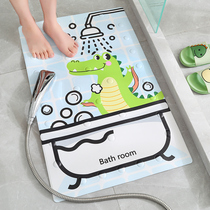 Bathroom non-slip mat household shower room childrens foot Mat toilet bath waterproof anti-drop mat Cartoon Summer