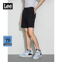 Lee Mall The Same Section 22 Spring Summer New Products Light Thin Black Tooling Male Shorts Cloth Pants LMB200903100-K11