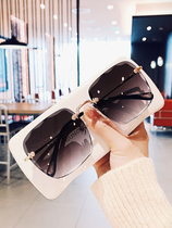 Sunglasses female summer large face slim sunglasses women 2022 New wave spectacle Women No border Anti-UV polarized light