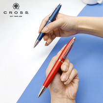 CROSS High-see Atom Pen Kyle Official Flagship Store Business Upscale Sign Pen Men Girls Customised Lettering Birthday Gift Students Writing Metal Pen Ballpoint Pen Black Atomic Pen