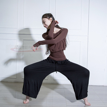 Modern dance wide-leg pants practice clothes loose dance pants Modern dance classical dance practice pants modal pants female